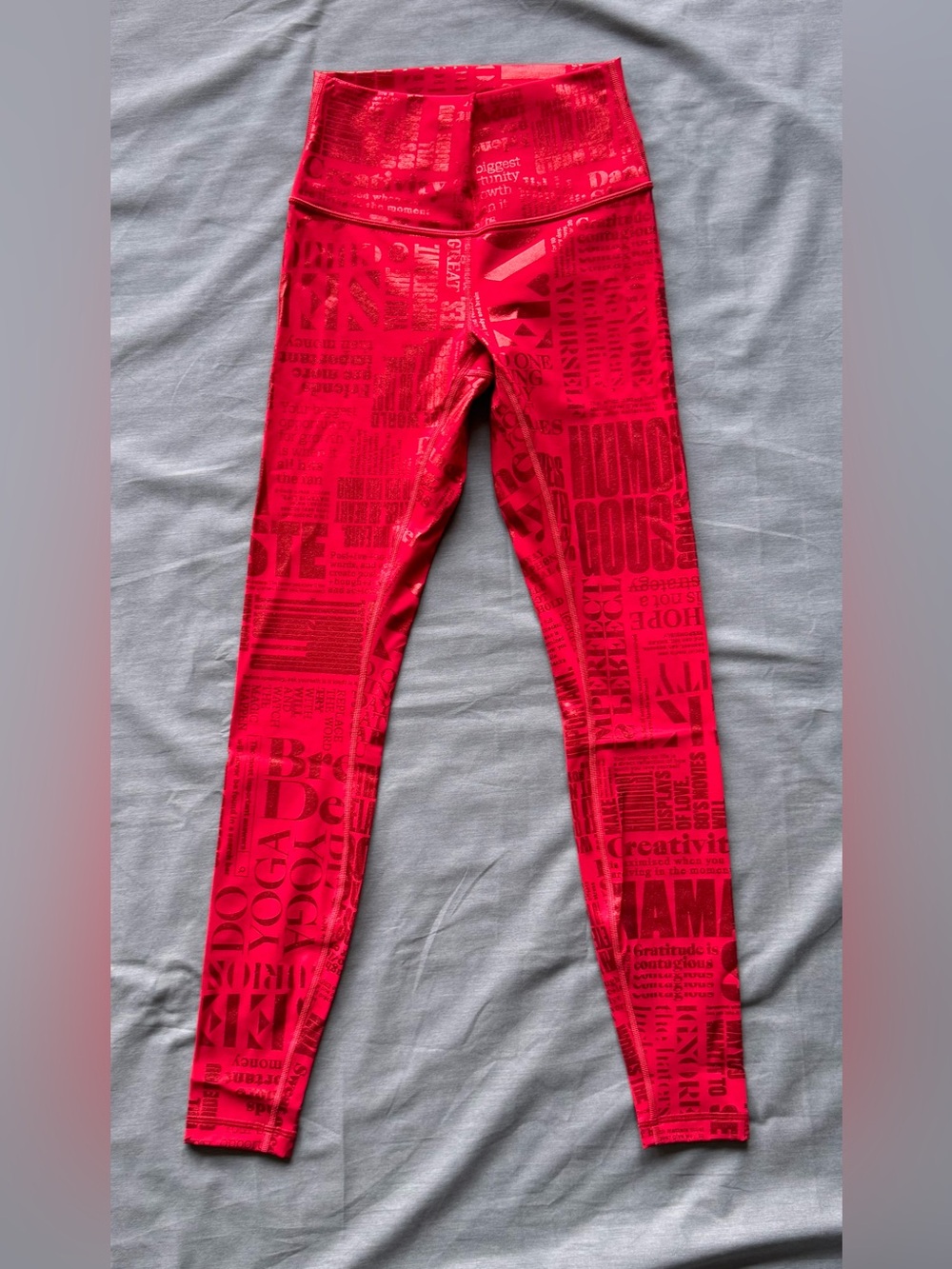 Lululemon Wunder Under High-Rise Tight 28” Manifesto Foil Print Size 4